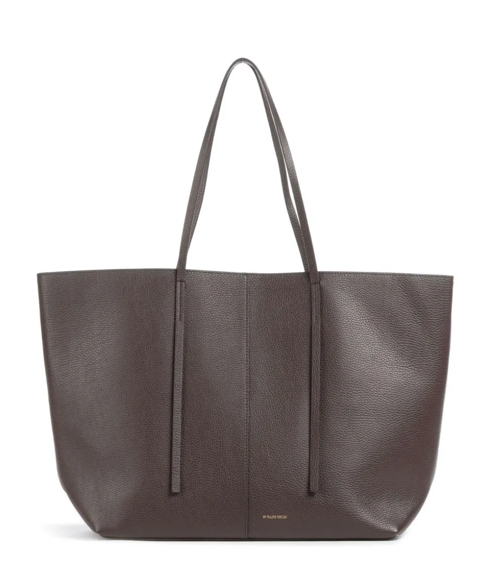 Abilla Shopper genarbtes Leder dunkelbraun