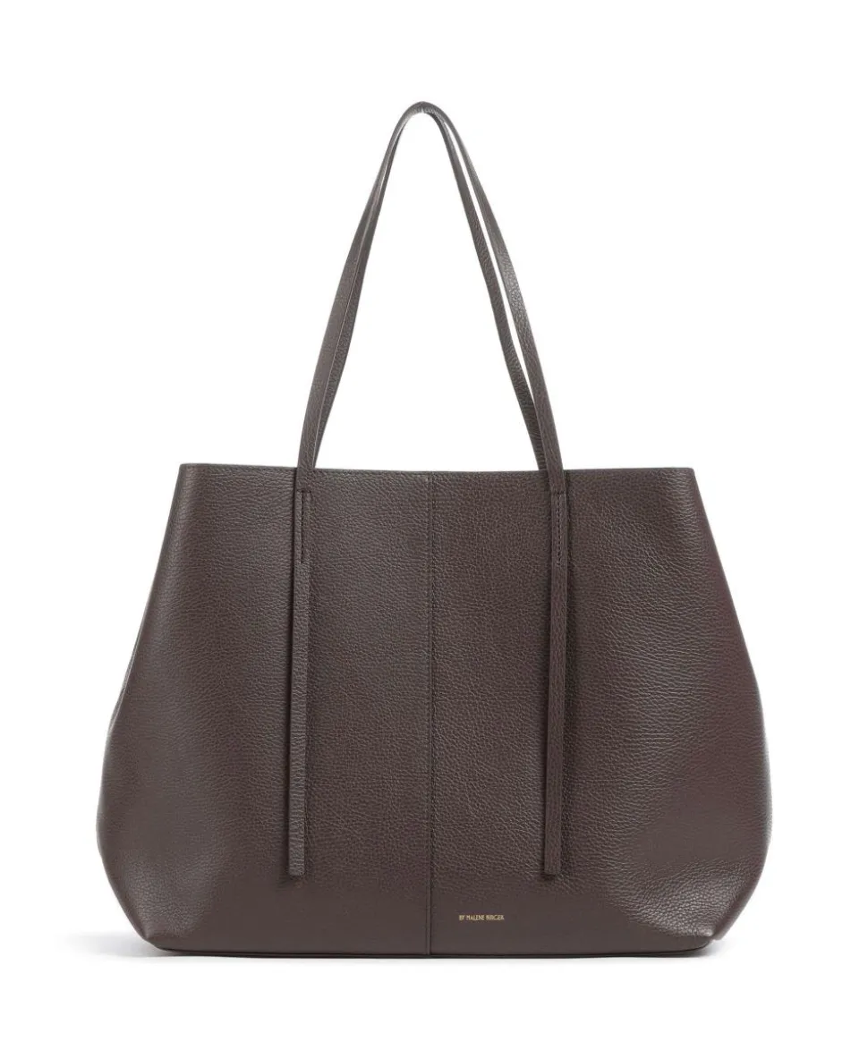 Abilla Shopper genarbtes Leder dunkelbraun