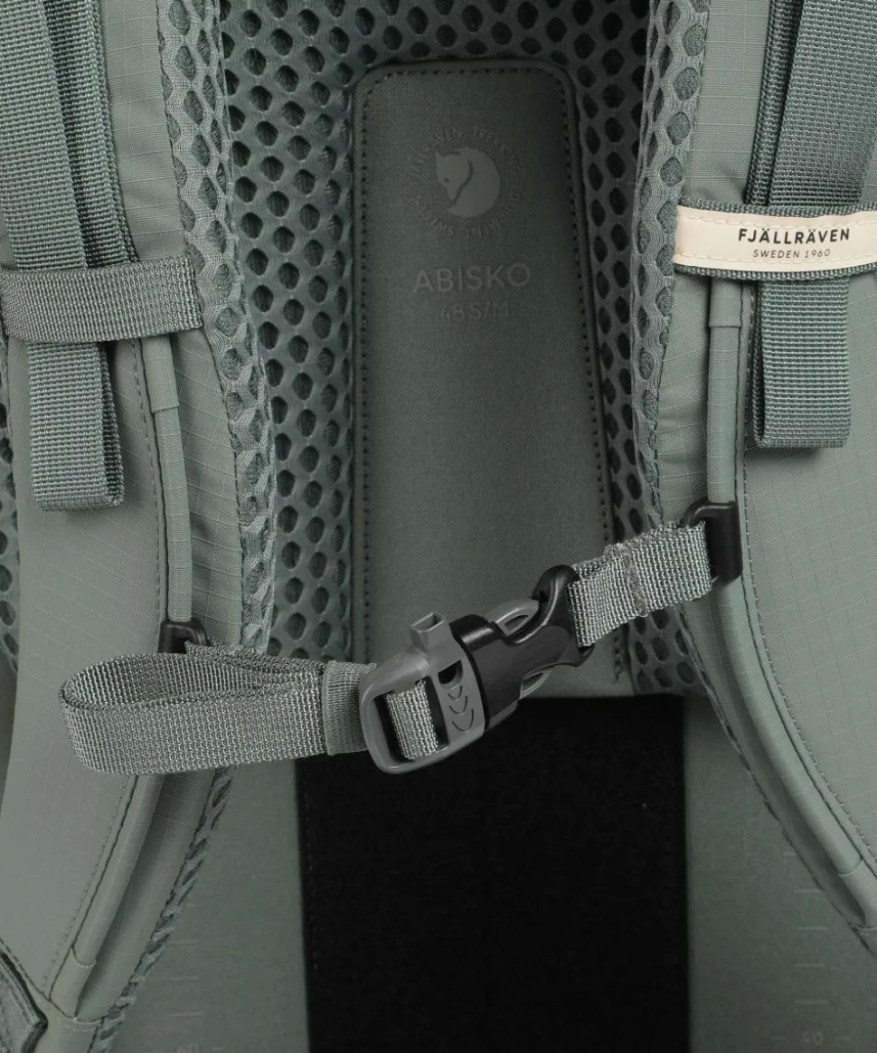 Abisko 48 S/M Trekkingrucksack recyceltes Polyamid grün