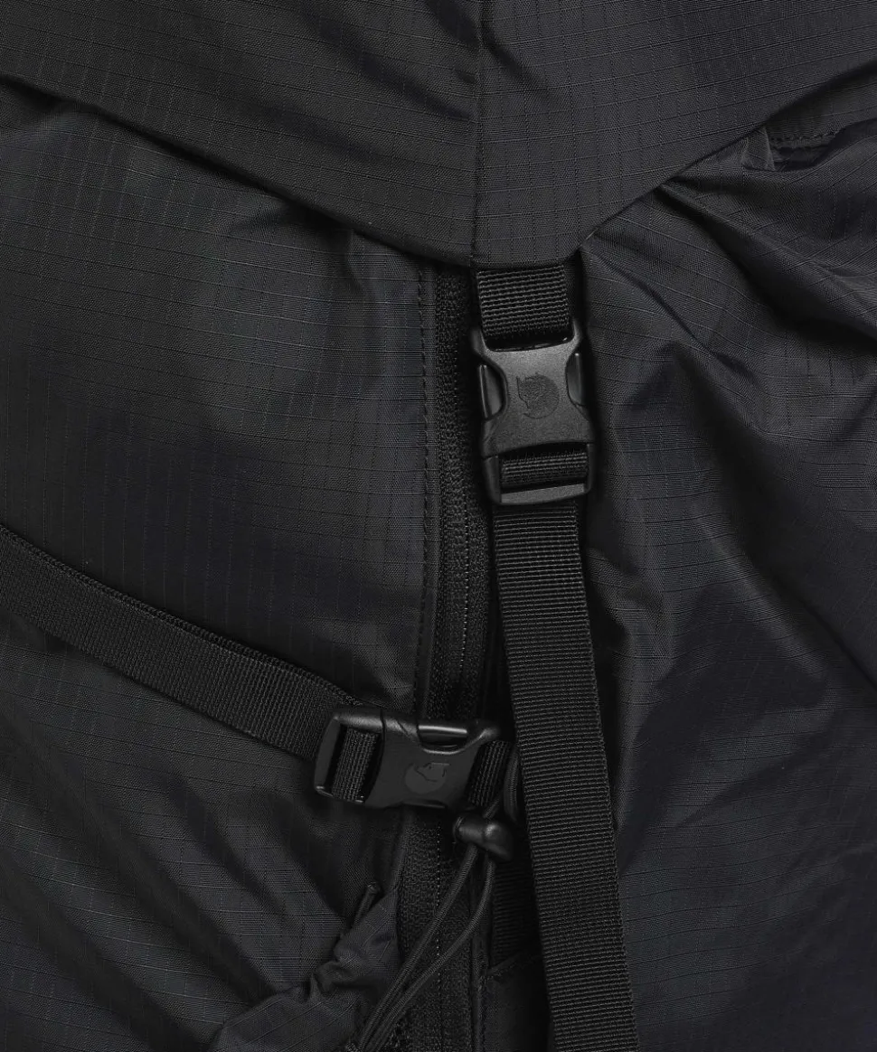 Abisko Trekk 65 S/M Trekkingrucksack recyceltes Polyamid schwarz