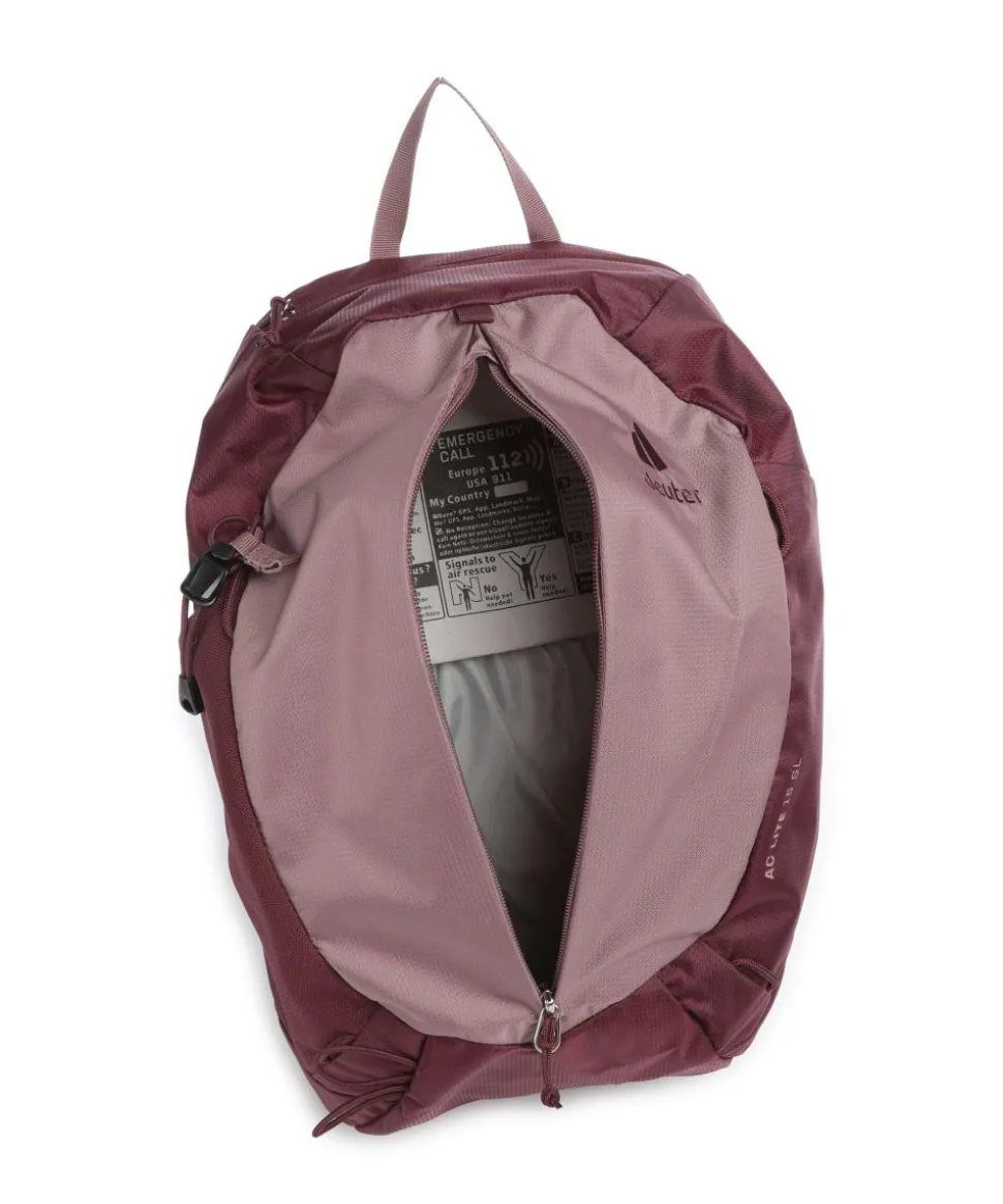 AC Lite 15 SL Wanderrucksack recyceltes Polyester brombeer