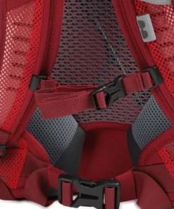 AC Lite 16 Wanderrucksack recyceltes Polyester dunkelrot