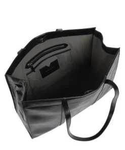 Ace Crinkle Shopper fein genarbtes Rindsleder schwarz