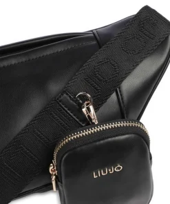 Achala M Gürteltasche Lederimitat schwarz