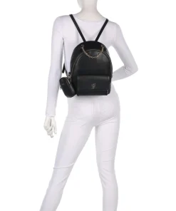 Achala M Rucksack Lederimitat schwarz