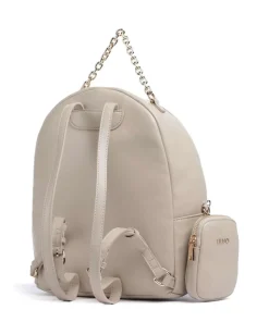 Achala M Rucksack Lederimitat beige