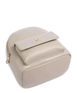 Achala M Rucksack Lederimitat beige