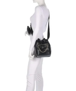 Achala S Bucket bag Lederimitat schwarz