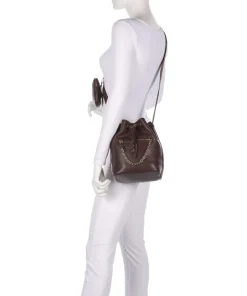 Achala S Bucket bag Lederimitat braun