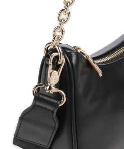 Achala S Schultertasche Lederimitat schwarz