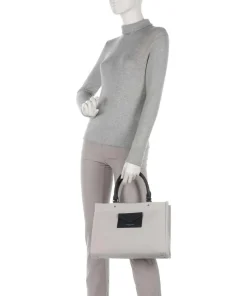 Actual Canvas Conscious Handtasche Baumwolle grau/schwarz