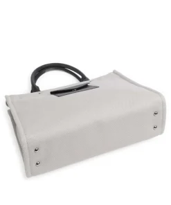 Actual Canvas Conscious Handtasche Baumwolle grau/schwarz