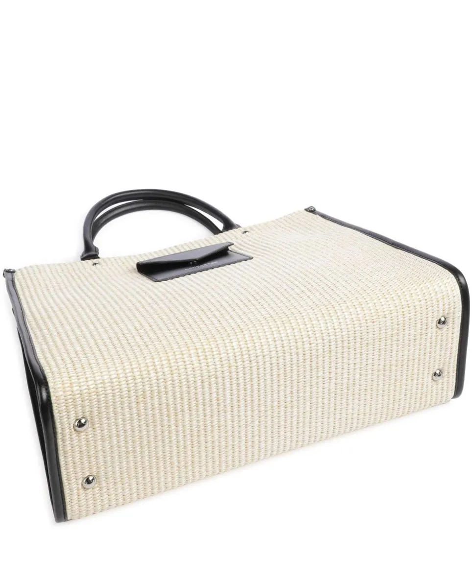 Actual Mini Osier Handtasche Bast natur/schwarz