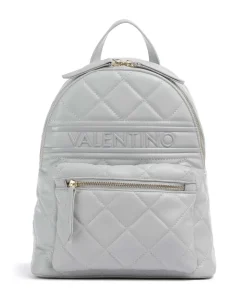 Ada Rucksack Lederimitat hellgrau