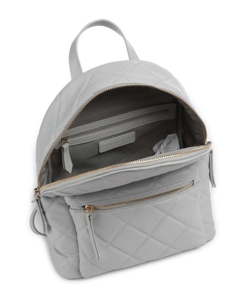 Ada Rucksack Lederimitat hellgrau