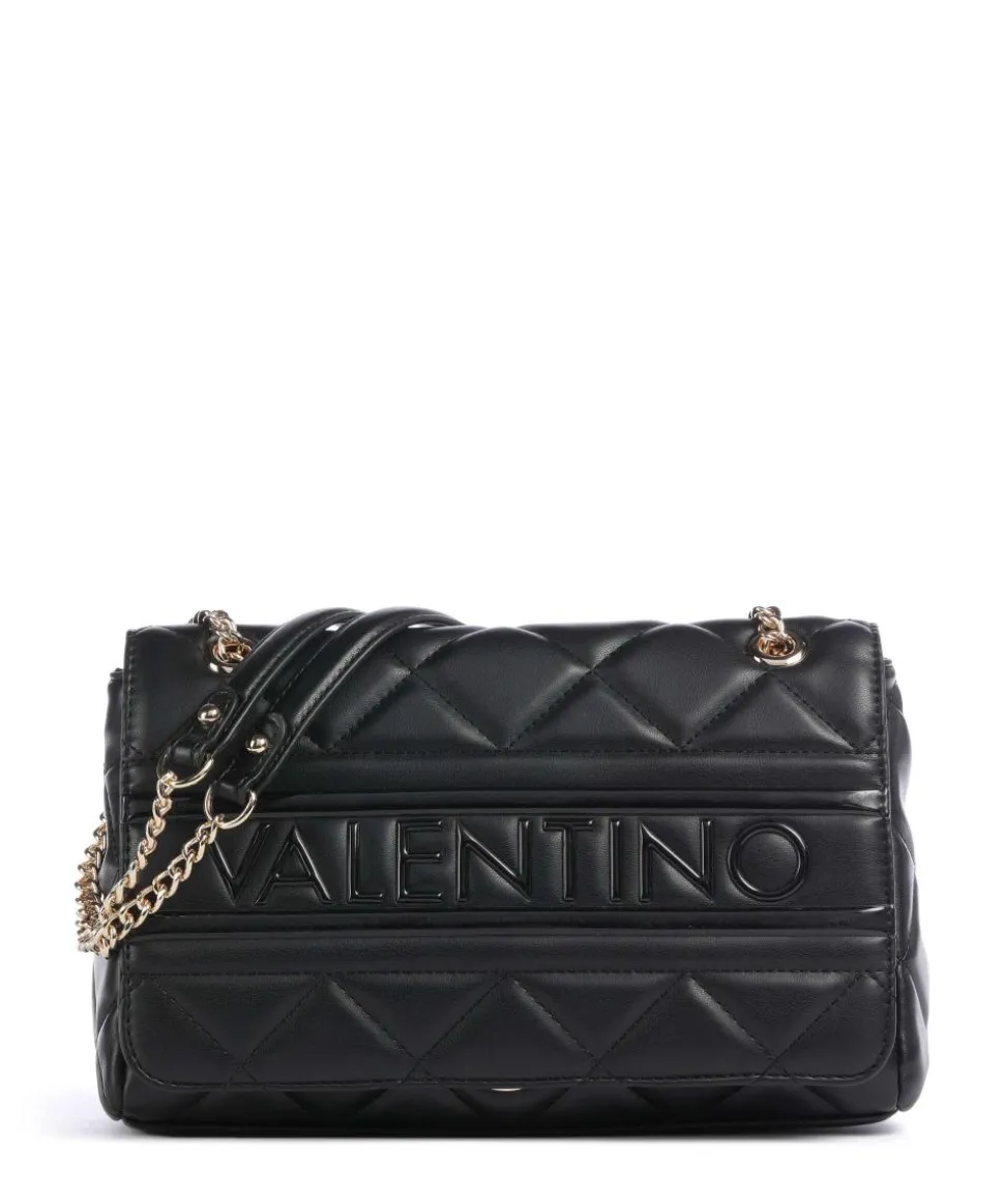 Ada Schultertasche Lederimitat schwarz