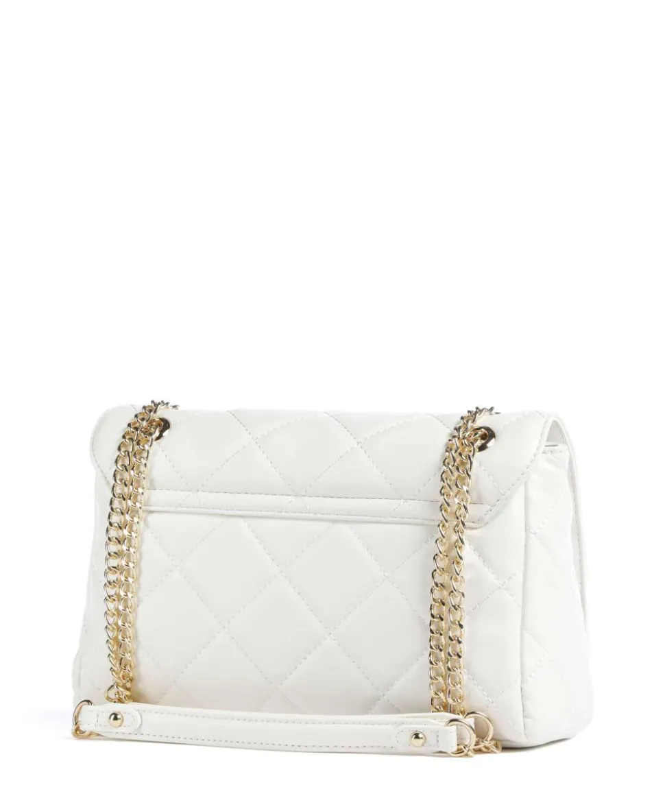 Ada Schultertasche Lederimitat weiß