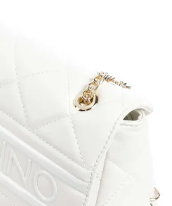 Ada Schultertasche Lederimitat weiß