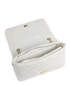 Ada Schultertasche Lederimitat weiß