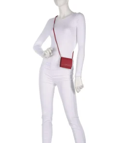 Ada Sheep Natural M Geldbörse Schafsleder rot