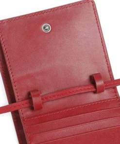 Ada Sheep Natural M Geldbörse Schafsleder rot