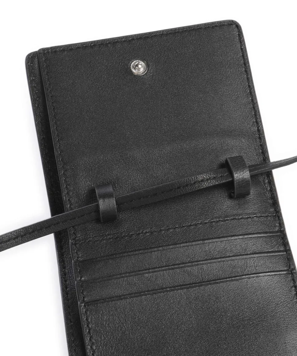 Ada Sheep Natural M Geldbörse Schafsleder schwarz