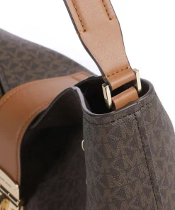 Addie Beuteltasche Canvas dunkelbraun