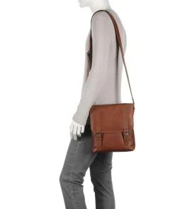 Adelanto Umhängetasche 10″ Pull-Up Rindsleder cognac