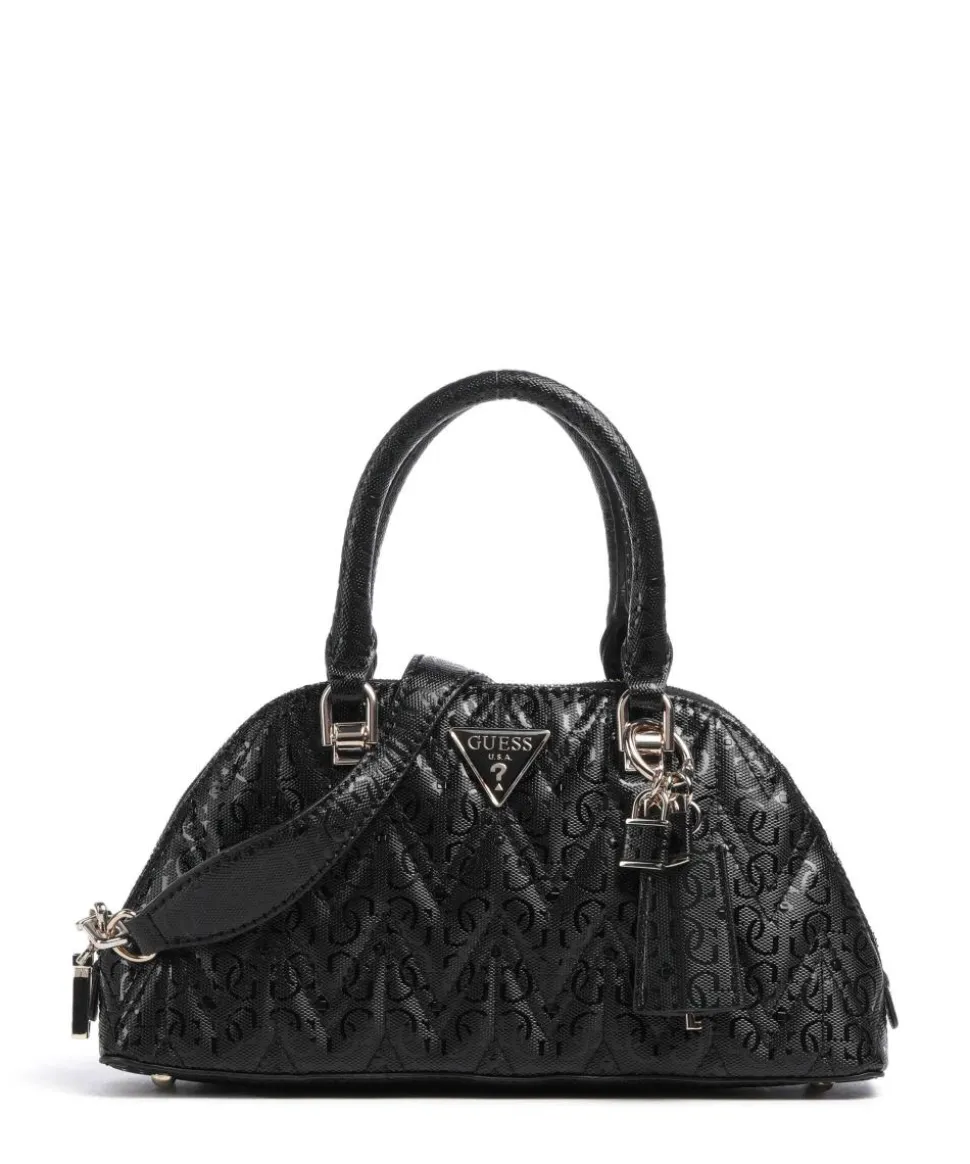 Adelard Handtasche Lederimitat schwarz