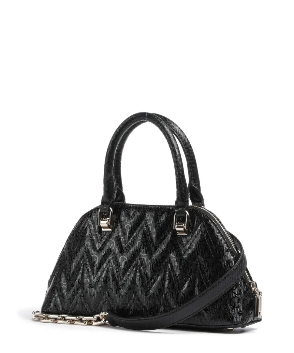 Adelard Handtasche Lederimitat schwarz