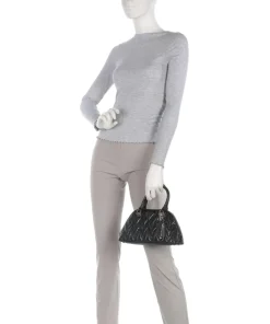 Adelard Handtasche Lederimitat schwarz