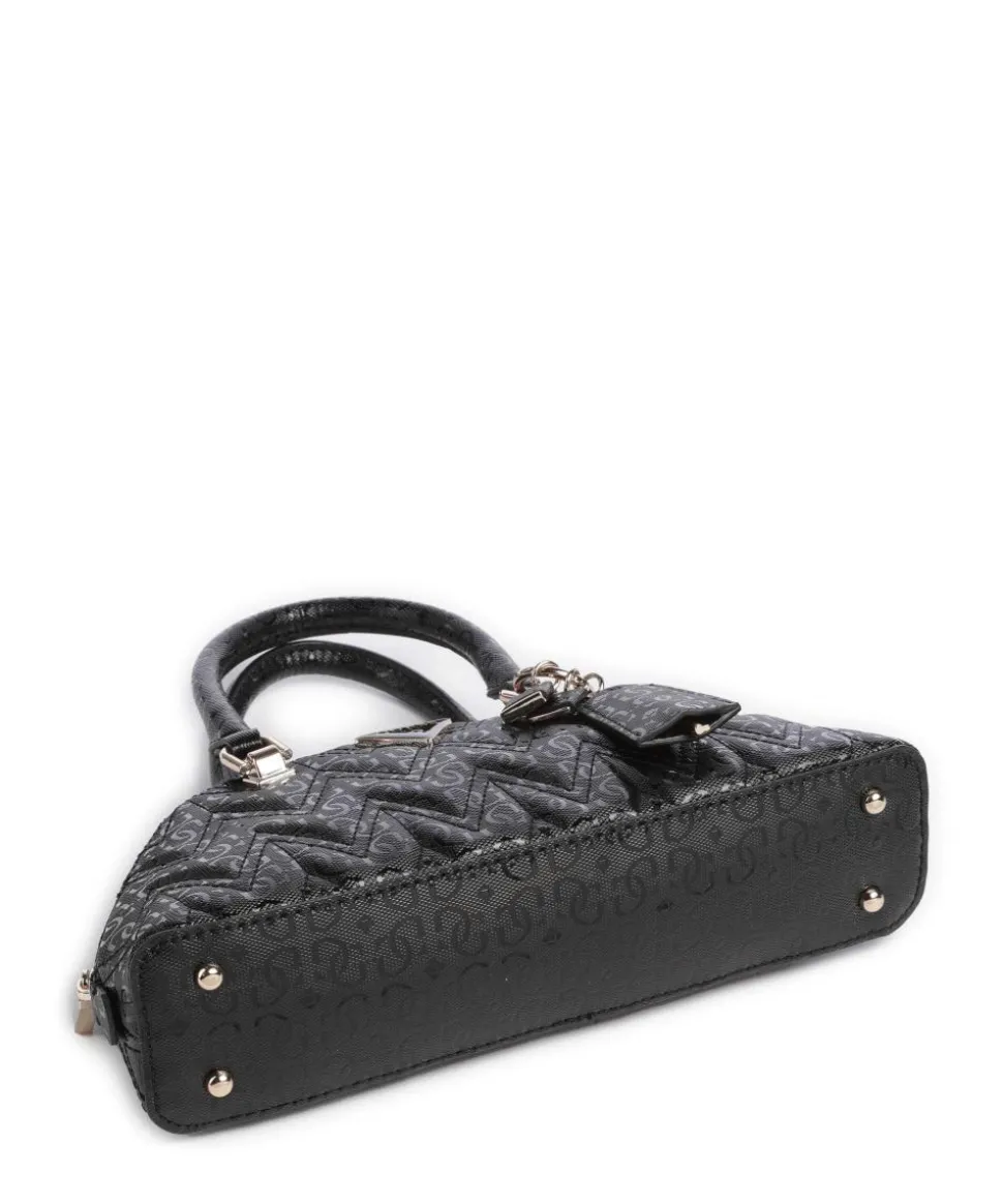 Adelard Handtasche Lederimitat schwarz