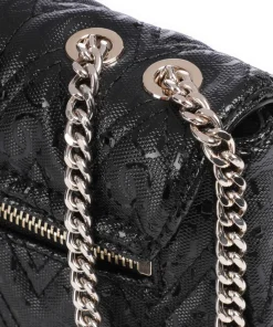 Adelard Schultertasche Lederimitat schwarz