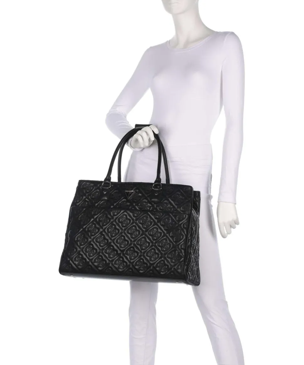 Adelasia Handtasche 17″ Lederimitat schwarz