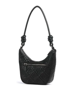 Adelasia Schultertasche Lederimitat schwarz