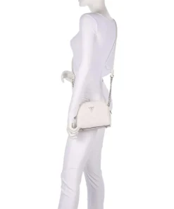 Adelasia Umhängetasche Lederimitat creme