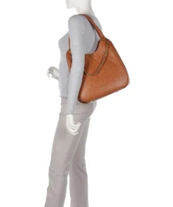 Adonide Beuteltasche Lederimitat braun