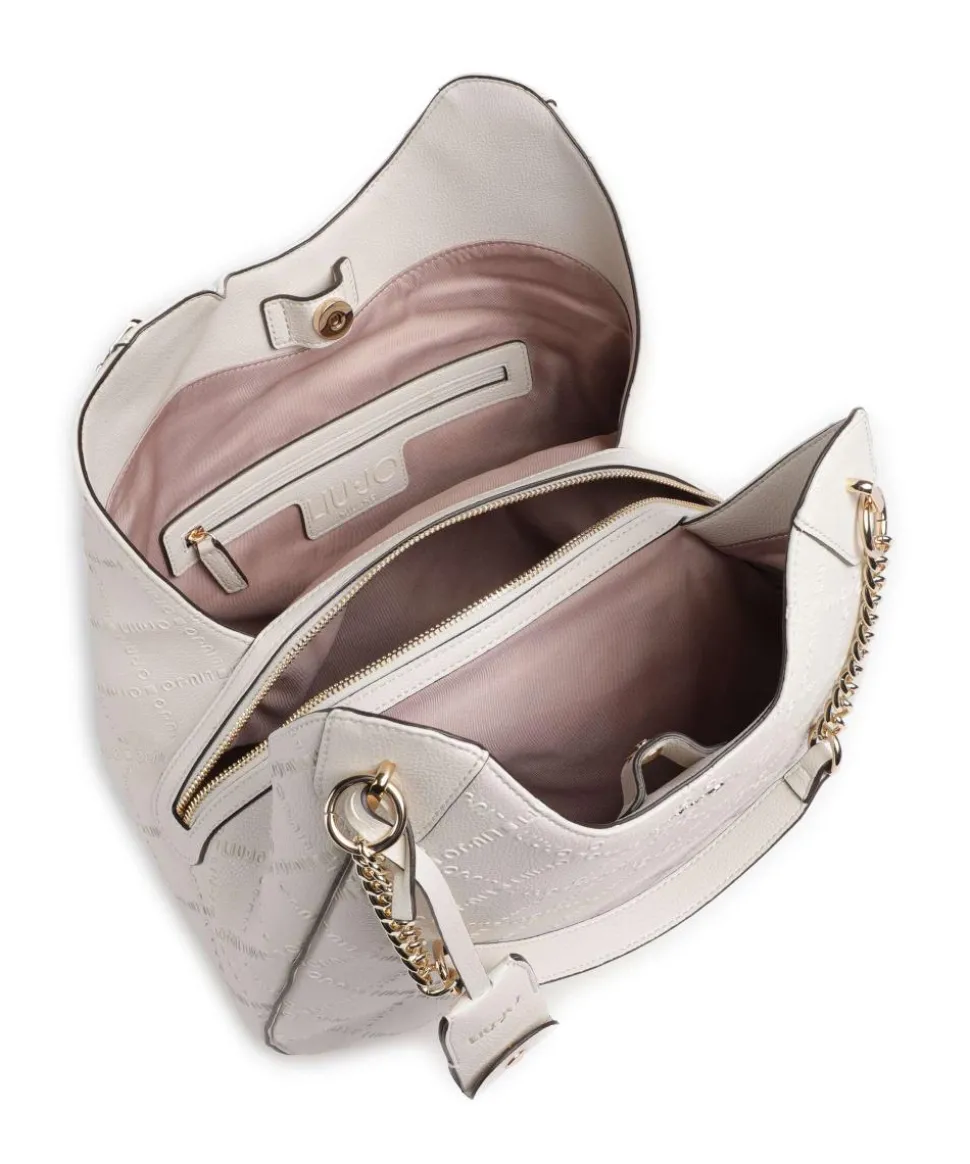 Adonide L Beuteltasche Lederimitat elfenbein