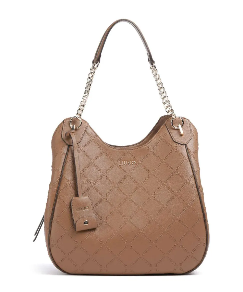 Adonide L Beuteltasche Lederimitat braun