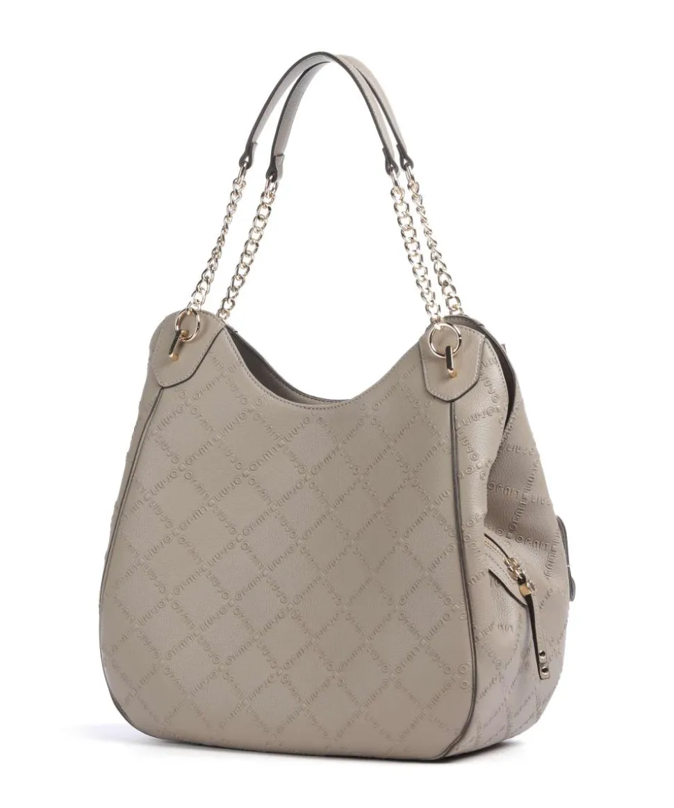 Adonide L Beuteltasche Lederimitat taupe