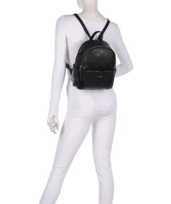 Adonide M Rucksack Lederimitat schwarz