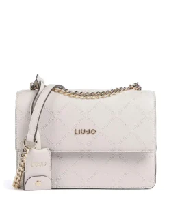 Adonide M Schultertasche Lederimitat hellgrau