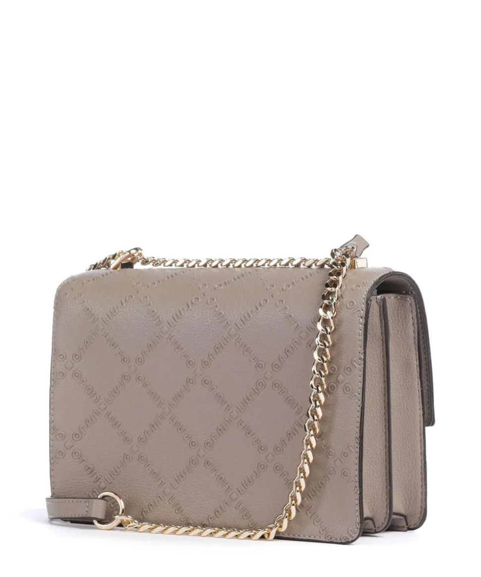 Adonide M Schultertasche Lederimitat taupe