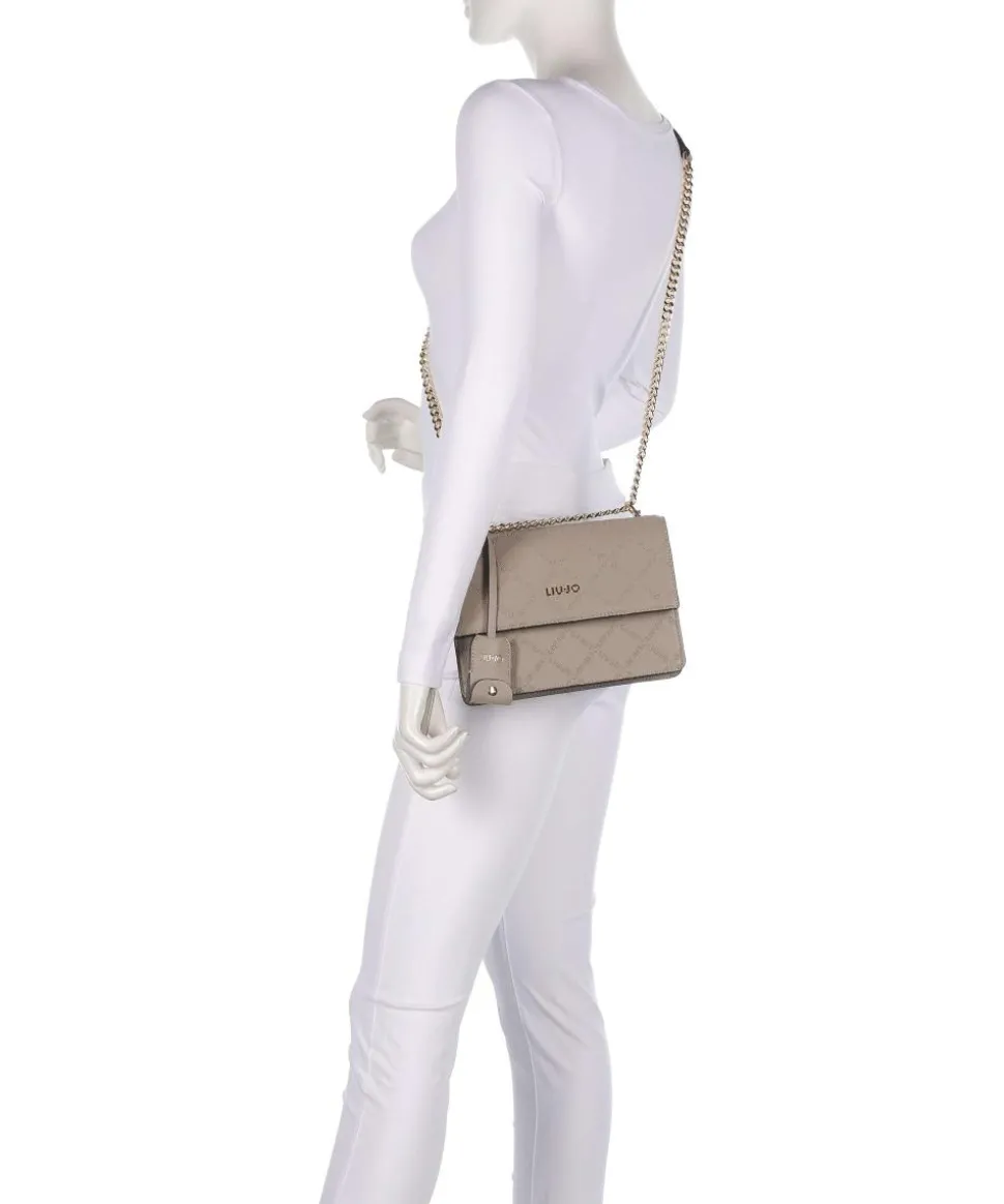 Adonide M Schultertasche Lederimitat taupe