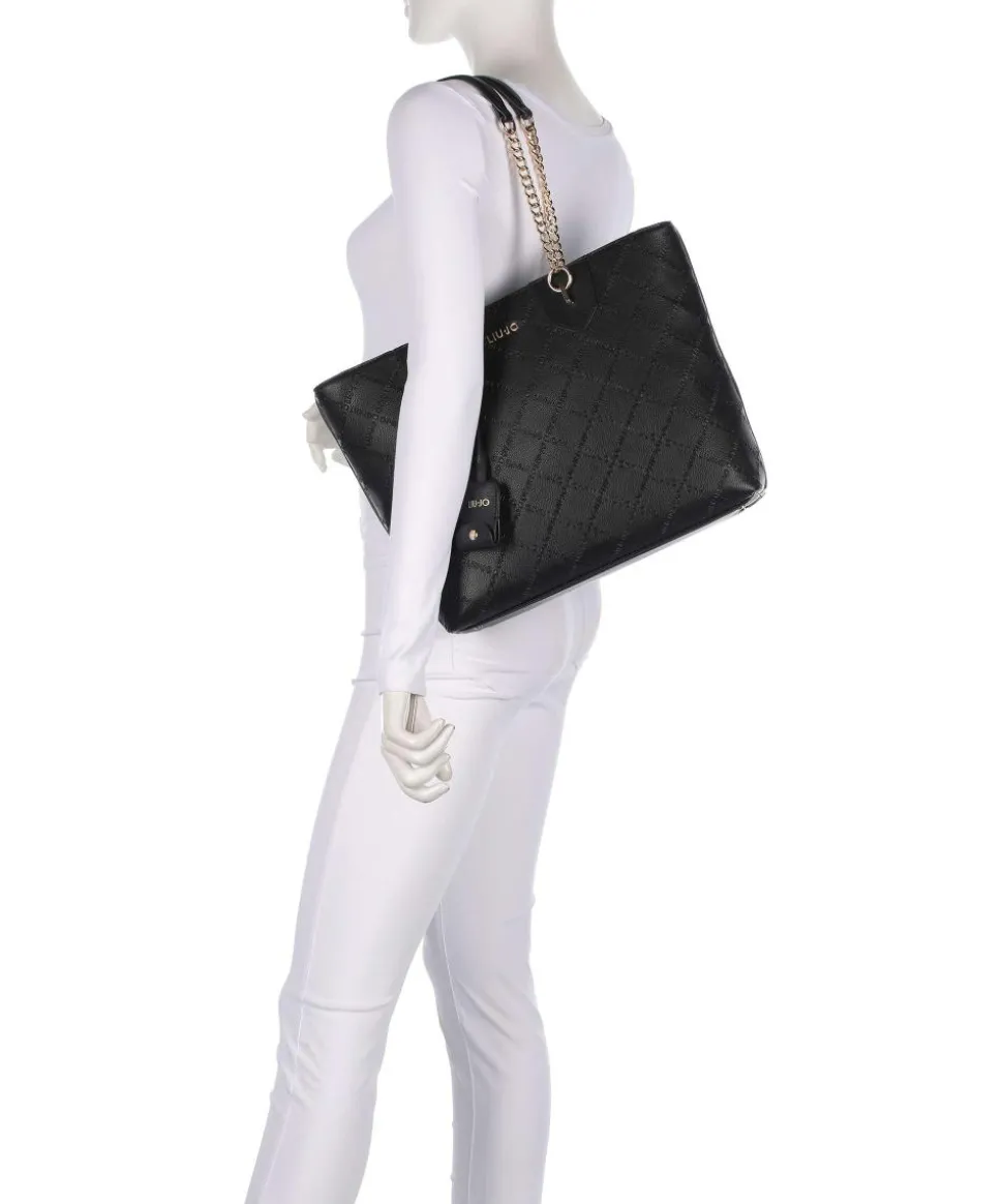 Adonide M Shopper Lederimitat schwarz