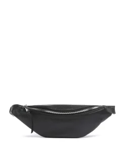 Adria Linna Gürteltasche genarbtes Rindsleder schwarz