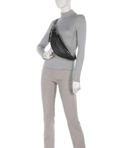 Adria Linna Gürteltasche genarbtes Rindsleder schwarz