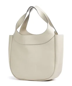 Adria Loft Shopper genarbtes Rindsleder beige