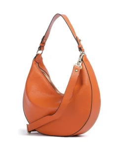 Adria Lulu Beuteltasche genarbtes Rindsleder orange