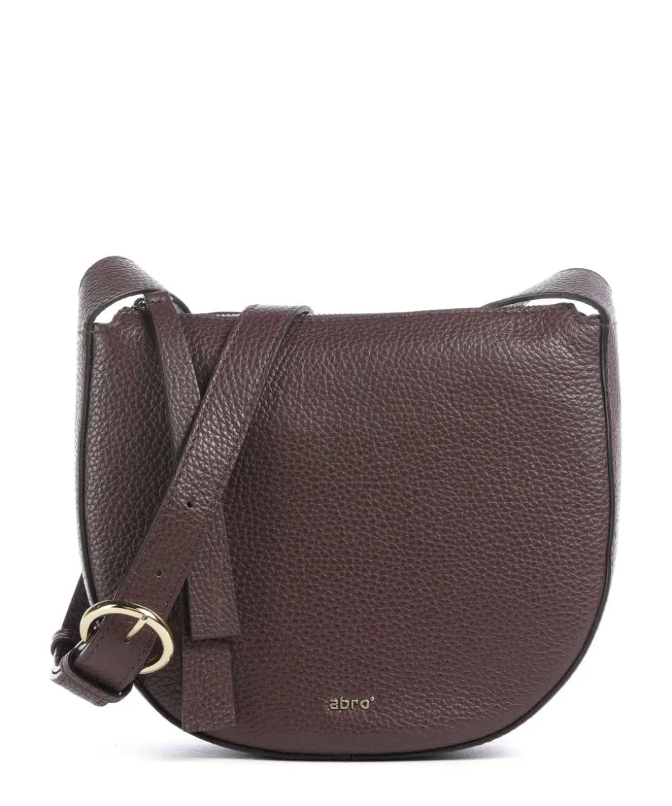 Adria Lulu Umhängetasche genarbtes Leder wein